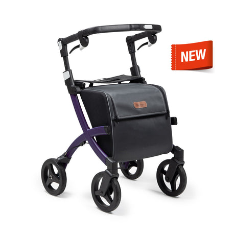 Rollz Flex 2 Lightweight folding rollator-Purple
