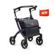 Rollz Flex 2 Lightweight folding rollator-Purple