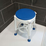 Deluxe swivel shower stool / bath seat
