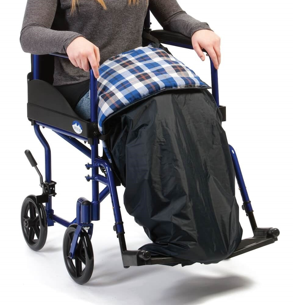Waterproof Wheelchair Cozy with fleece lining
