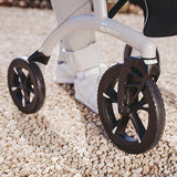  Saljol All Terrain off road Rollator lightweight wheeled walker with seat & bag