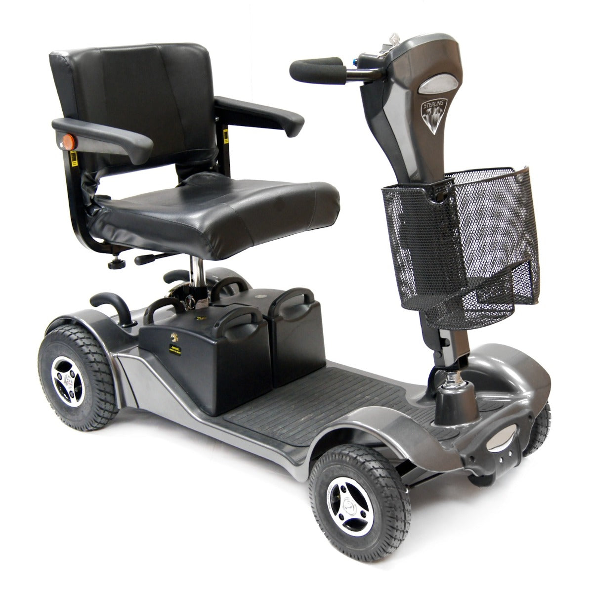 Sterling Sapphire 2 Portable Travel Mobility Scooter - Grey