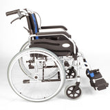 Self propel wheelchair with handbrakes ECSP01-18 - Side View