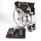 Self propel extra wide wheelchair with 20" seat - Folded