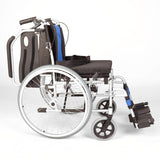 Self propel narrow wheelchair with handbrakes ECSP01-16 - Armrest Up