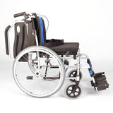Self propel extra wide wheelchair with 20" seat - Armrests Up