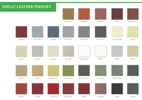 Cullingworth Leather Fixed  Sofa 2, 2.5 or 3 seater - Choice of Colours