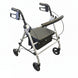Lightweight rollator walker 4 wheel walking mobility frame 5 Colours - 6kg