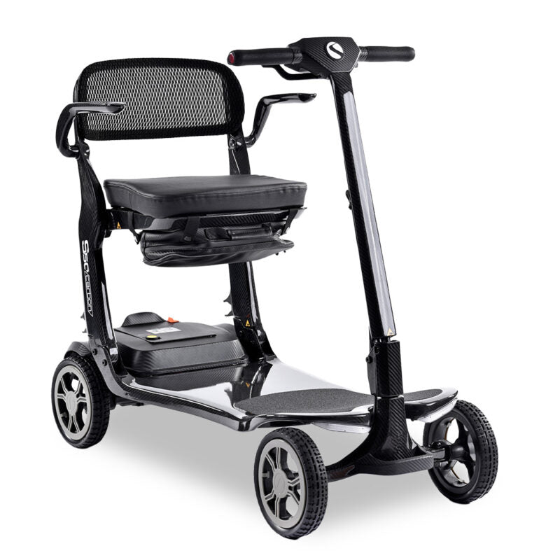 Sterling S50 Carbon Fibre Ultralight Travel Mobility Scooter and travel case