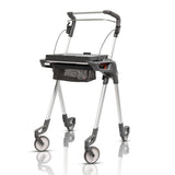 Indoor rollator walking frame trolley with tray