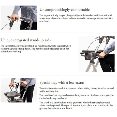 Topro Hestia Indoor trolley walker rollator - 7 Year Warranty