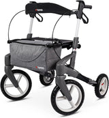 Topro Olympos ATR All terrain outdoor rollator - 7 Year Warranty-Small-Black