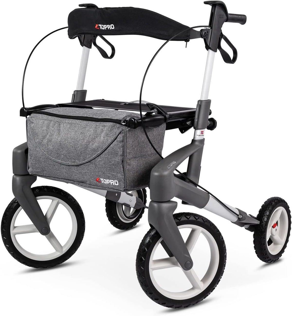 Topro Olympos ATR All terrain outdoor rollator backrest Warranty