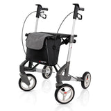 Topro Troja 5G Rollator walker backrest and 7 Year Warranty-Silver-Medium
