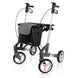Topro Troja 5G Rollator walker backrest and 7 Year Warranty-Silver-Medium