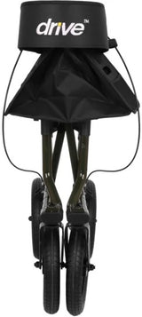 Black rollator with 'drive' branding on a white background