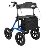 Drive Devilbiss Torro Outdoor Rollator with 12" treaded pneumatic tyres