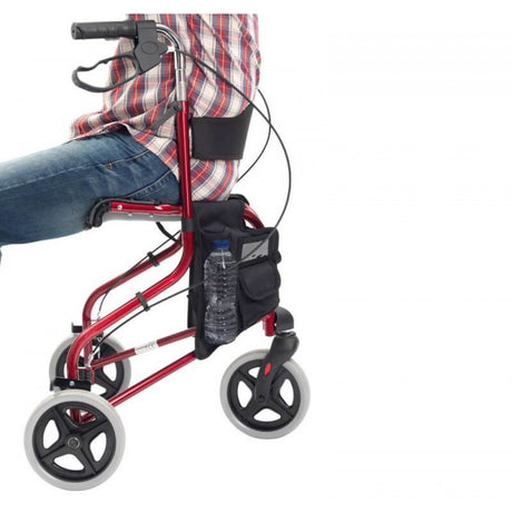 Folding Tri Walker With Seat and bag 