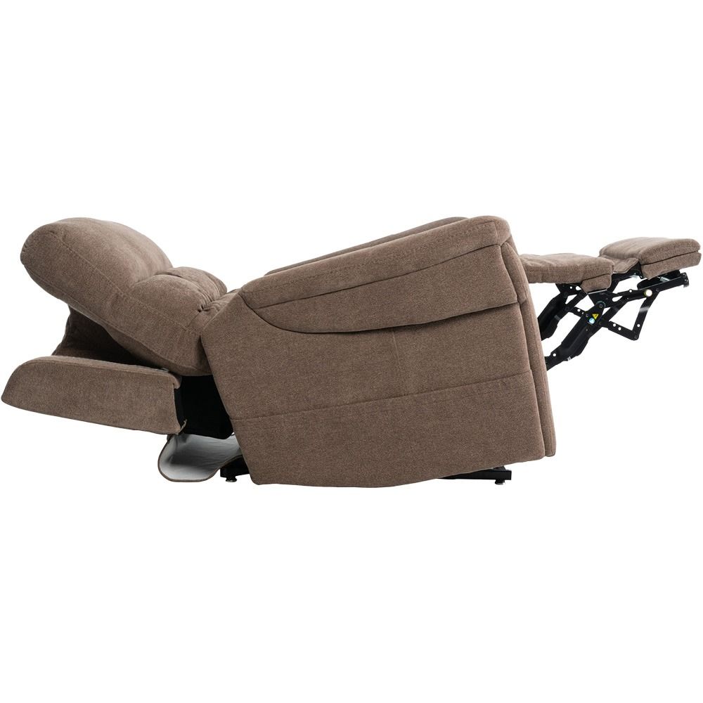 The Fabric Ultra 5 Motor High leg Lift Rise Recliner Chair with Heat and Massage