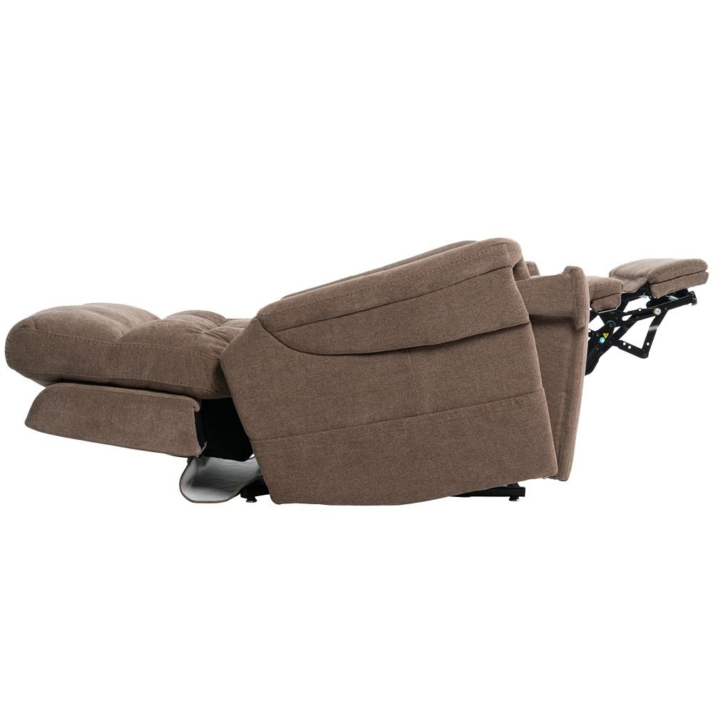 The Fabric Ultra 5 Motor High leg Lift Rise Recliner Chair with Heat and Massage
