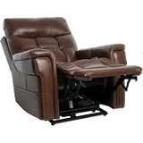 The Leather Ultra 5 Motor High leg Lift Rise Recliner Chair with Heat and Massage