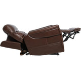 The Leather Ultra 5 Motor High leg Lift Rise Recliner Chair with Heat and Massage