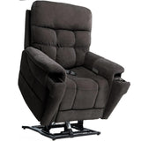 The Fabric Ultra 5 Motor High leg Lift Rise Recliner Chair with Heat and Massage