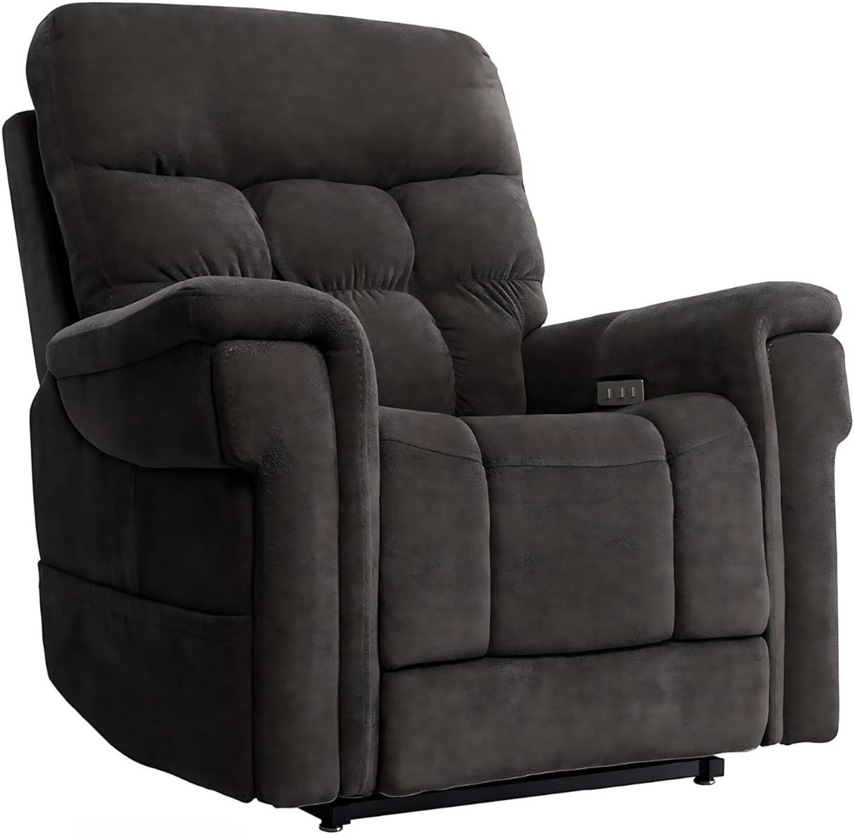 The Fabric Ultra 5 Motor High leg Lift Rise Recliner Chair with Heat and Massage