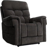 The Fabric Ultra 5 Motor High leg Lift Rise Recliner Chair with Heat and Massage