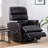 Pride Wendover dual motor Petite Riser recliner chair - Brown Vinyl