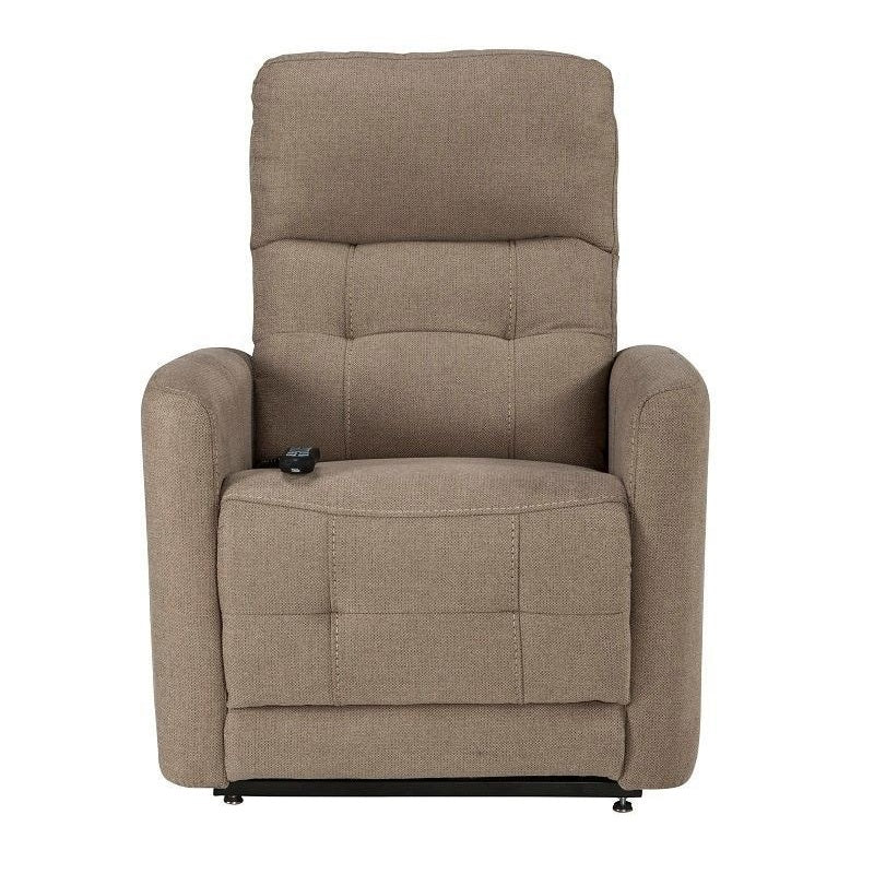 Westminster Rise Recliner Chair powered headrest and lumbar - Fawne Front View