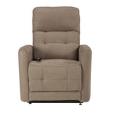 Westminster Rise Recliner Chair powered headrest and lumbar - Fawne Front View