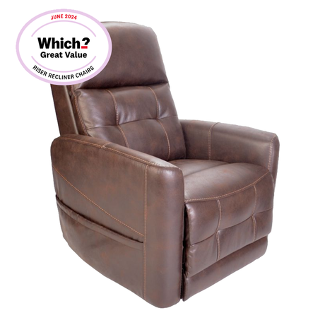 Westminster Riser Recliner with Powered Headrest and Lumbar - Ex Demo