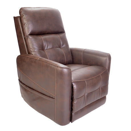 Westminster Leather Rise Recliner Chair powered headrest and lumbar