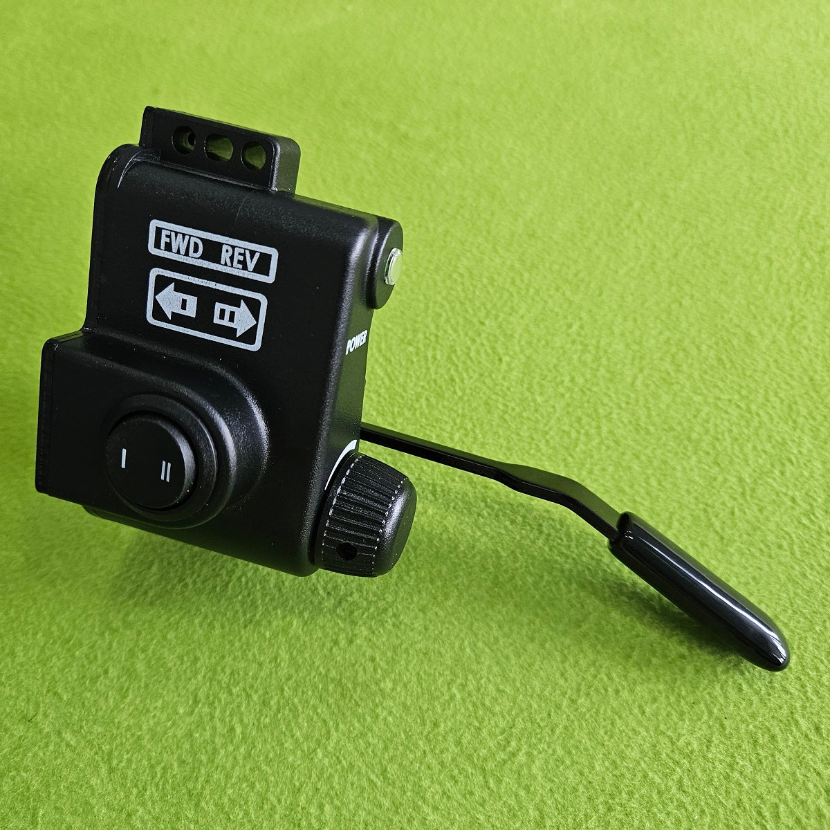 Replacement hand controller trigger lever for wheelchair powerpack or powerglide