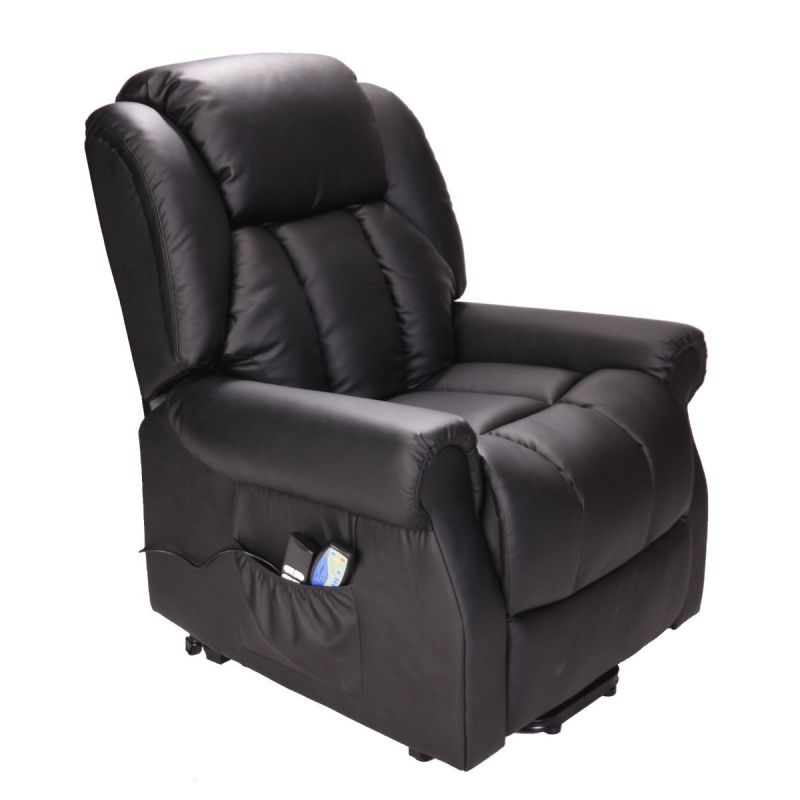 Hainworth Dual Motor Riser Recliner, Massage Recliner Chair Uk