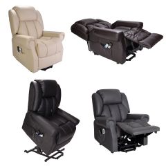 Hainworth Dual Motor Rise and Recliner Chair with Heat and Massage - Ex Demo