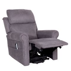 Fenetic Highfield 4 Motor fabric riser recliner chair - Grey - Ex Demo