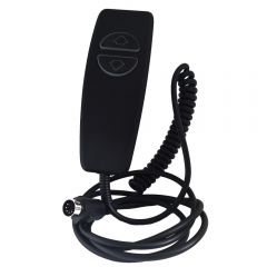 Single motor riser recliner replacement handset with USB charging port