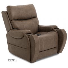 Pride Vivalift Atlas Power Lift Recliner Chair with head and lumbar support - Mushroom