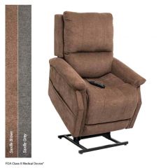 Pride Vivalift Metro Power Lift Recliner Chair with powered head and lumbar - Brown