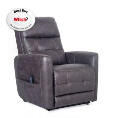Westminster Leather Rise Recliner Chair powered headrest and lumbar