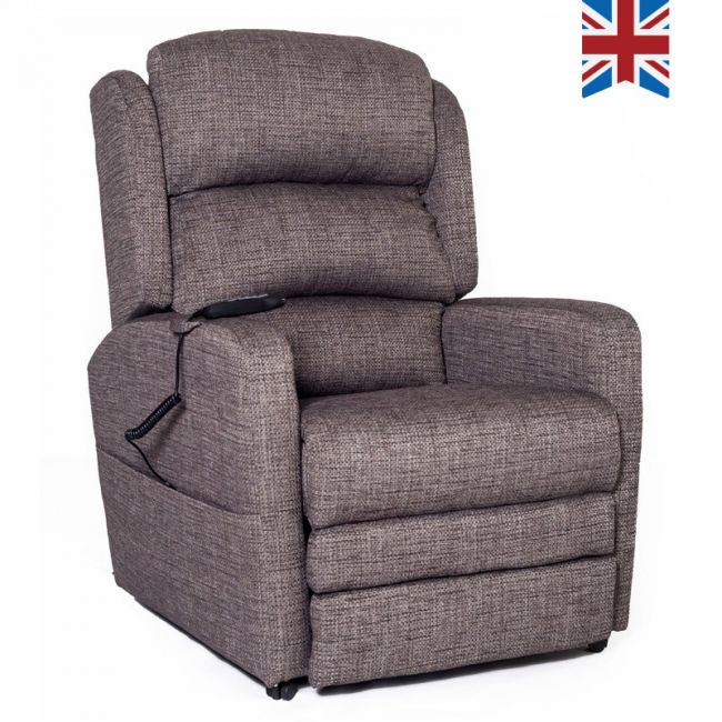 Beige Bracken Riser Recliner Chair with Dual Motors and USB Connectivity