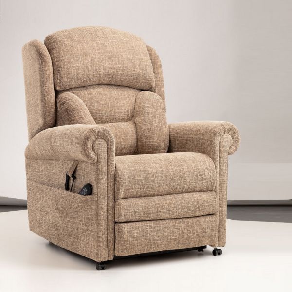 Cullingworth Petite Riser Recliner Chair Oatmeal -Lateral Support - NEW