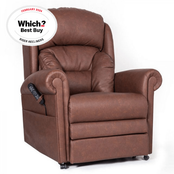 Cullingworth Riser and Recliner Chair In Crib 5 MRSA Infection Resistant Faux Leather 