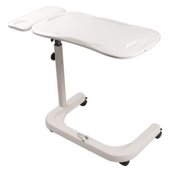 Deluxe over bed or chair table adjustable width height and angle