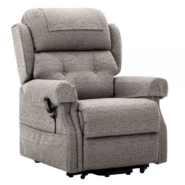Oakworth power headrest Dual riser recliner chair
