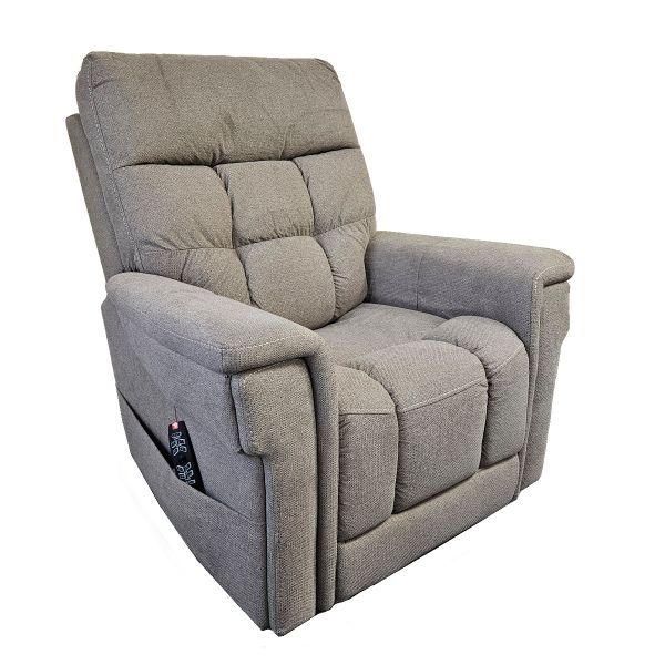 Radiance 4 Motor Chair with heat functions and lithium battery back up - Steel Fabric