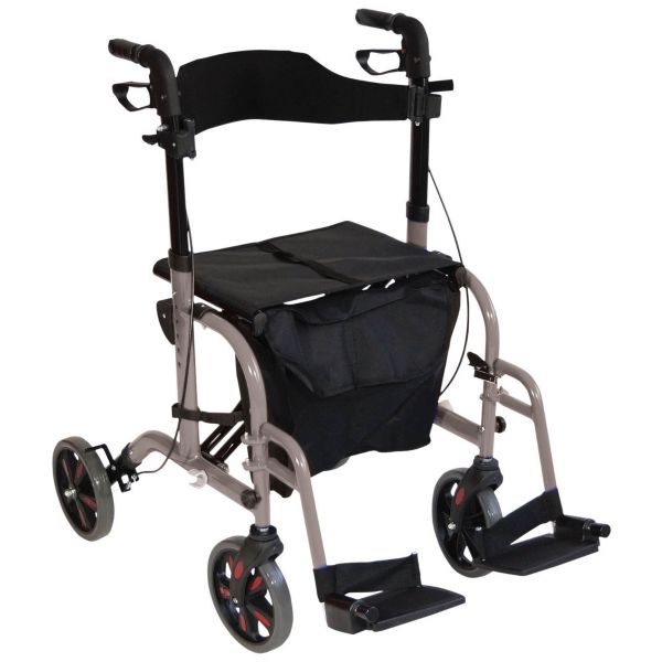 Duo 2 in 1 rollator wheelchair